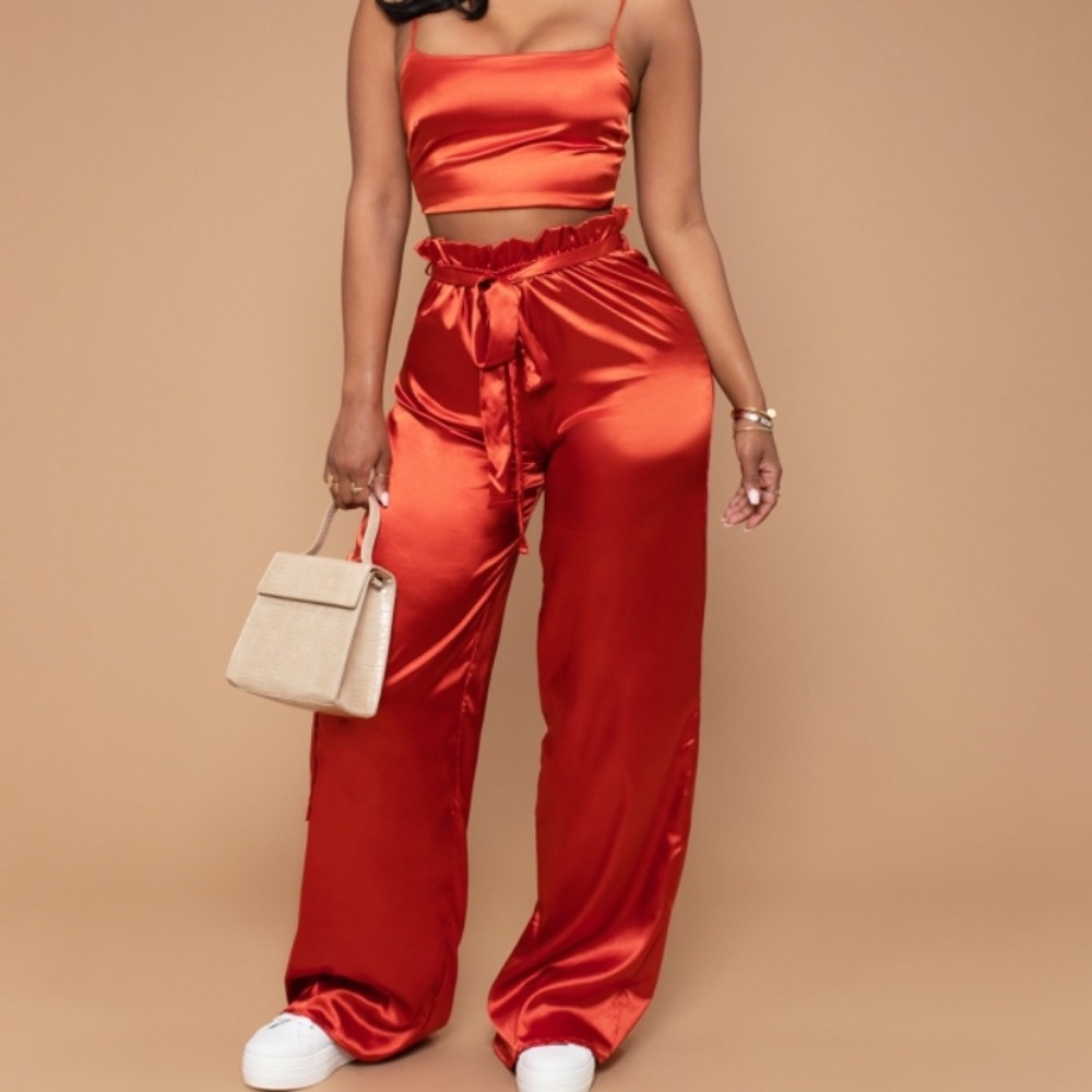 Satin cargo set